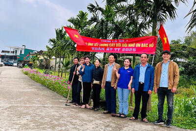 NGHĨA THƯƠNG TỔ CHỨC RA QUÂN “TẾT TRỒNG CÂY ĐỜI ĐỜI NHỚ ƠN BÁC HỒ XUÂN ẤT TỴ NĂM 2025”